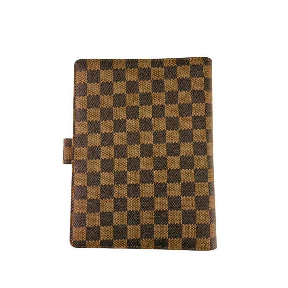 Checkered Brown and Black Planner